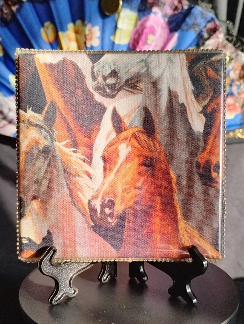 Hand Crafted Decorative Horse Art